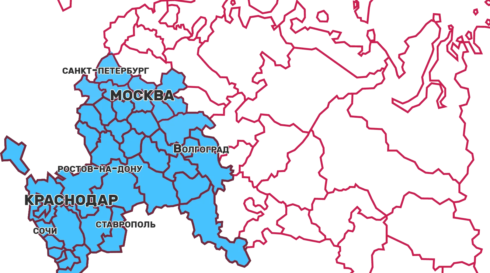 Карта в Крымске